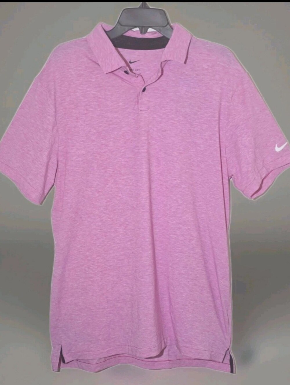 Nike Dri-FIT Tour Heather Golf Polo ~ Arctic Pink FJ1643-615 | Men's: M *NWT